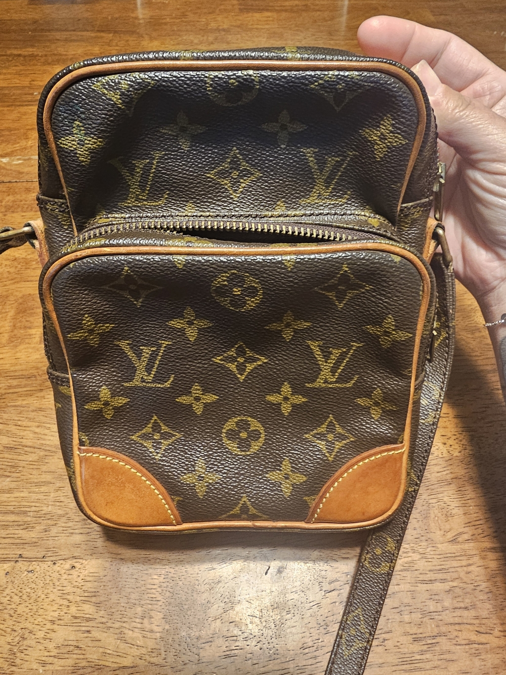 Louis Vuitton Brown Monogram Canvas Crossbody Bag